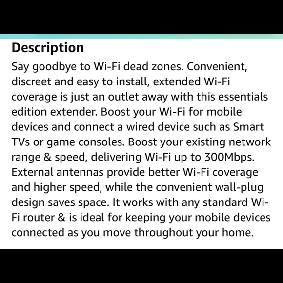 NETGEAR EX2700 300 Mbps WiFi Range Extender - Picture 8 of 10
